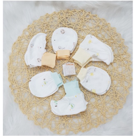 Set bao tay chân sơ sinh bo Cun con
