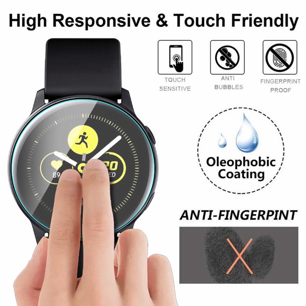 Miếng dán màn hình cường lực chuyên dụng cho đồng hồ For  Samsung Galaxy Watch Active 2