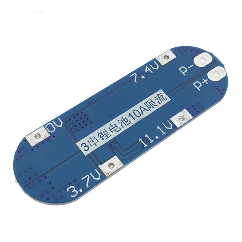 Bảng bảo vệ bộ sạc pin Lithium 3S 10A 11.1V 12V 12.6V dành cho các tế bào pin Lipo Lipo 18650 BMS 3.7V