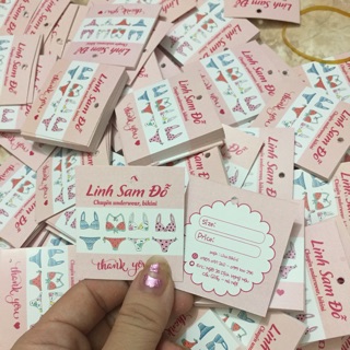200 tem tròn 4 cm và 1 sổ bán hàng 5 túi giấy là 136k