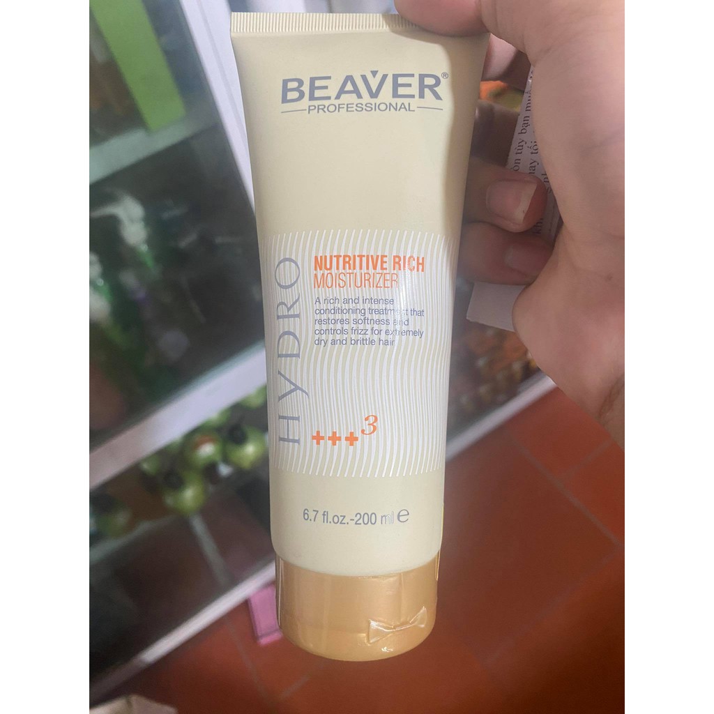 Xả khô siêu dưỡng Beaver Hydro Nutritive Rich Moisturizer +++3 200ml