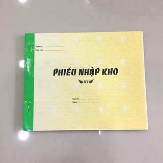 Phiếu nhập kho 1 liên, 2 liên, 3 liên 13x19cm
