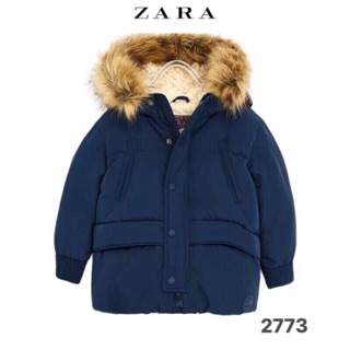 Áo khoác lông vũ Jacket Parka Zara bé trai