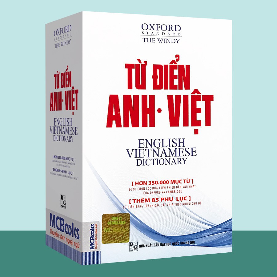 Sách - Từ Điển OXFORD Anh - Việt 350.000 từ bìa trắng Mềm + tặng kèm bookmark