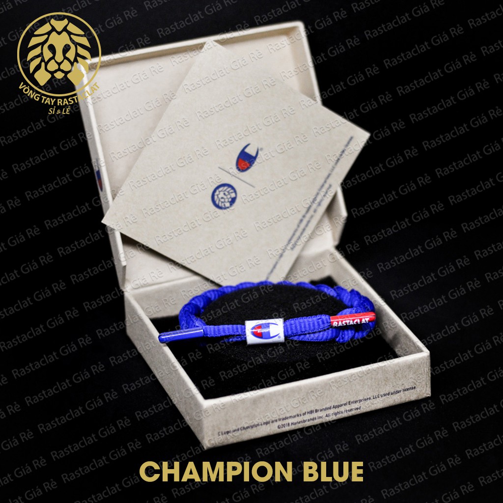 Vòng tay Rastaclat Champion Blue [Full Box][Clip Thật]