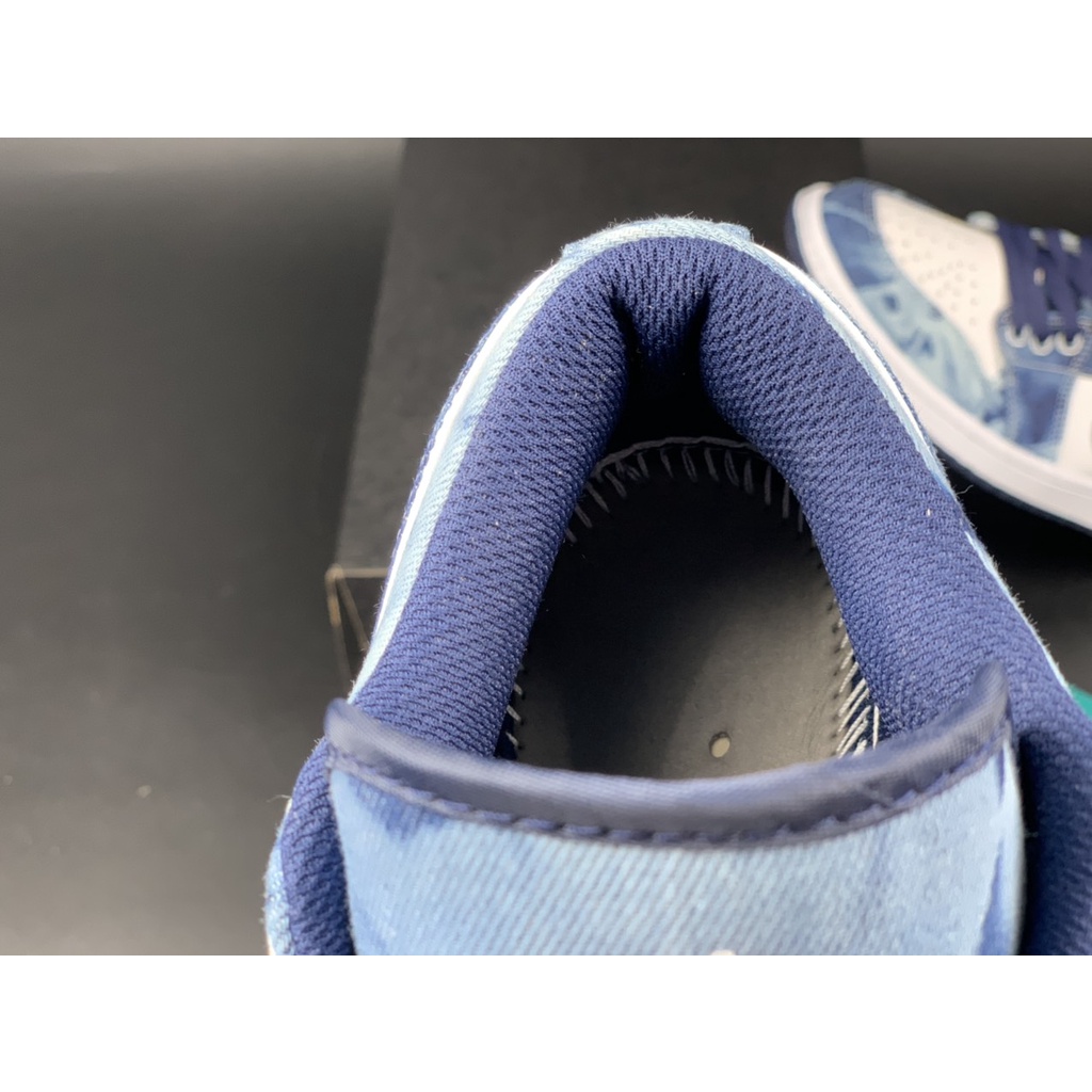 Giày thể thao nam nữ Jordan Denim loang bò cổ thấp  - J35