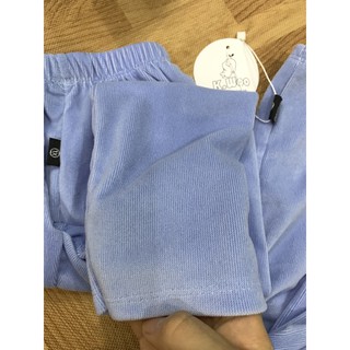 Bộ len nhung cổ 3 phân cho bé trai gái