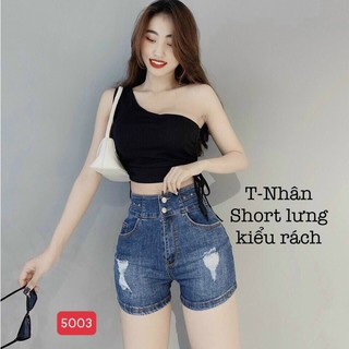 Quần Short Nữ, Quần Short Jean Nữ, Quần Đùi Nữ, Chất Bò Co Giãn, Phong Cách Thời Trang Luanstore.
