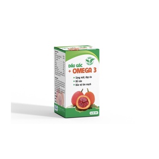 Dầu gấc + Omega3 lọ 50vien- sáng mắt , đẹp da, bổ não