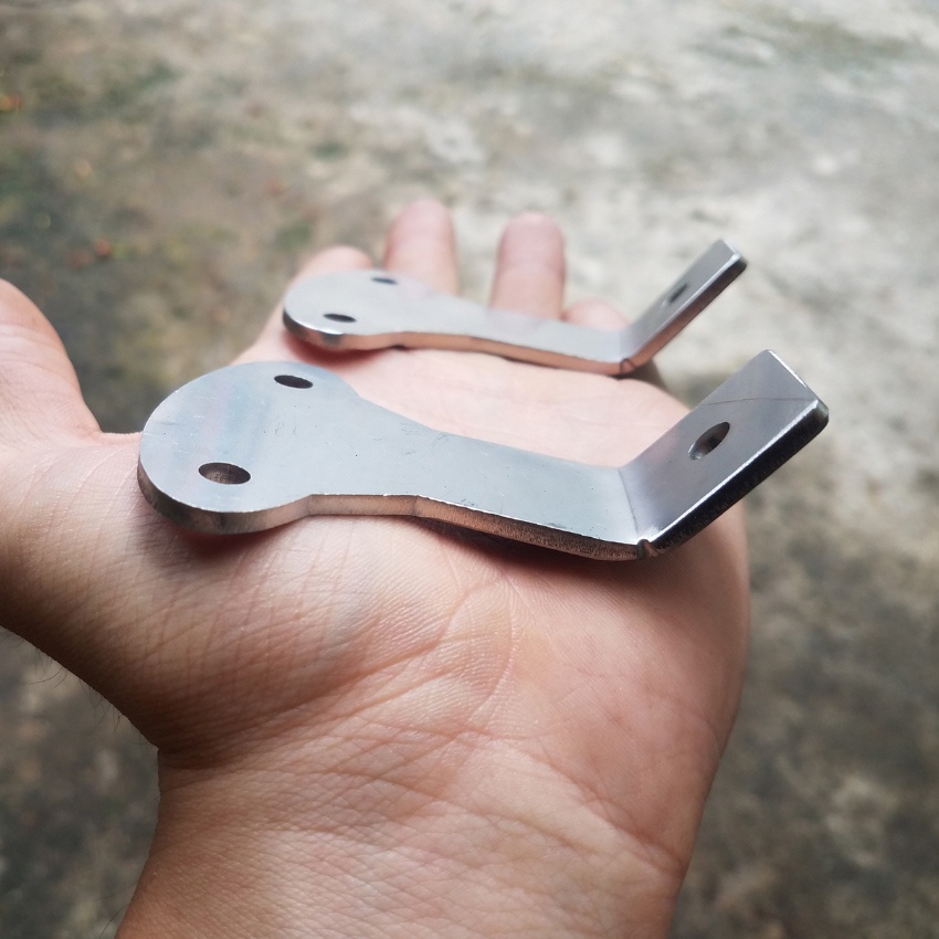 Pat gắn đèn trợ sáng L4X chân kiếng xe moto CBR650R TikTakMoto