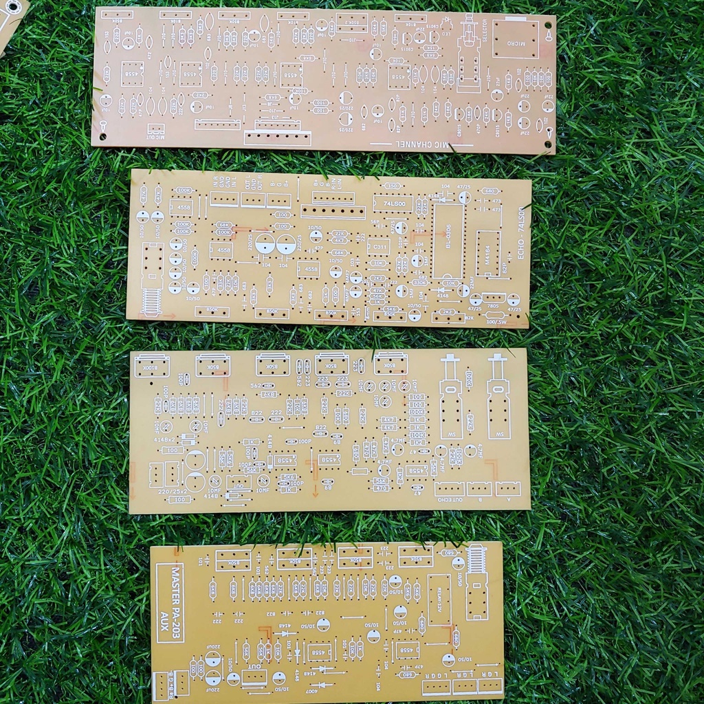 Bo pcb echo pcb mic pcb music chưa gắn linh kiện