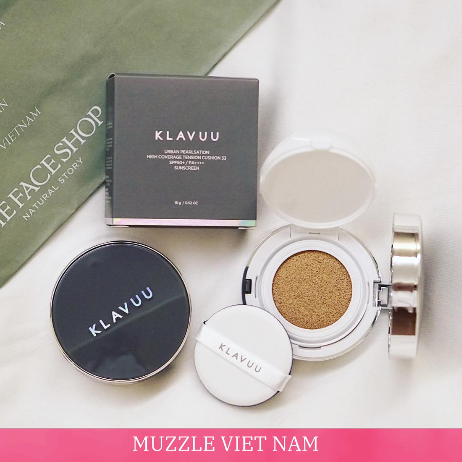 [FREESHIP] Phấn Nước KLAVUU XÁM High Coverage Tension Cushion Cho Da Dầu Mụn Chính Hãng Hàn Quốc | BigBuy360 - bigbuy360.vn