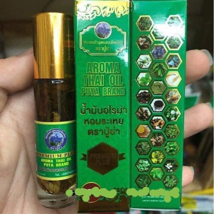 DẦU LĂN 29 VỊ THẢO DƯỢC OTOP AROMA THAI OIL PUYA BRAND THÁI LAN 8ML CHÍNH HÃNG - 6810