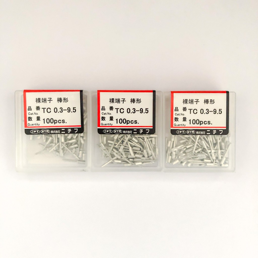 Đầu Cosse Pin NICHIFU TC0.3 - 9.5 – hộp 100 cái