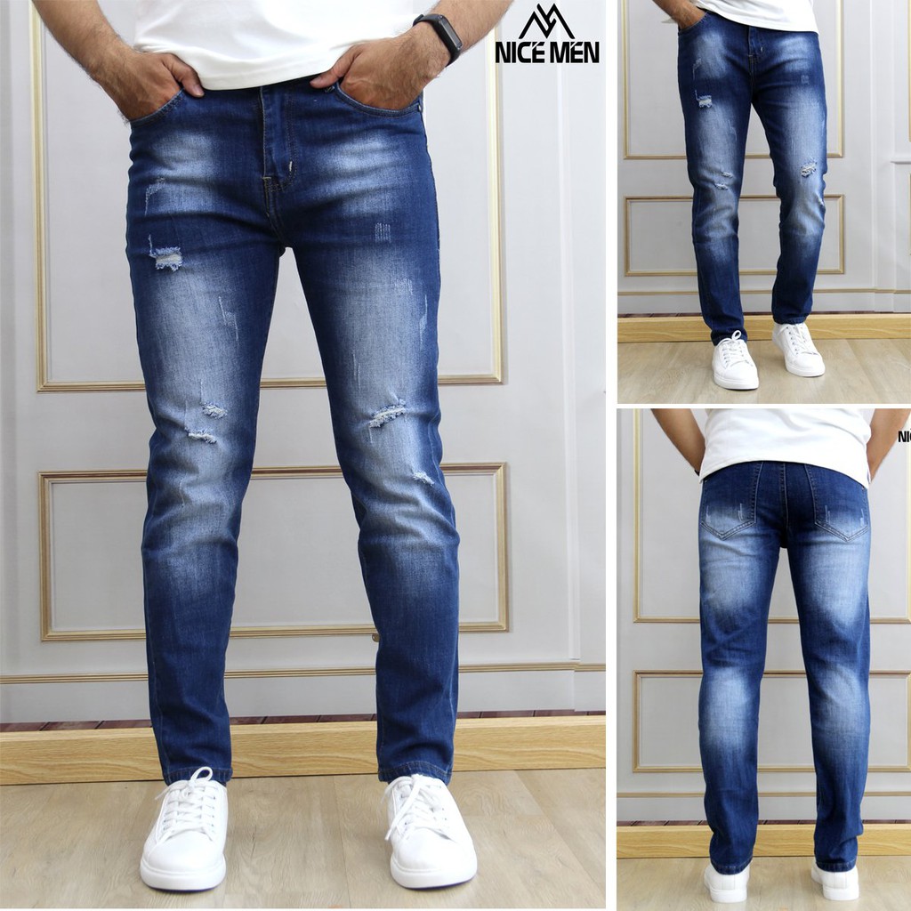 Quần Jeans Nam Rách NMJ2114 Nice Men ❤️️ FREESHIP ❤️️ ✔️ CAM KẾT ẢNH SHOP TỰ CHỤP✔️ HỖ TRỢ MIỄN PHÍ ĐỔI - TRẢ SẢN PHẨM.