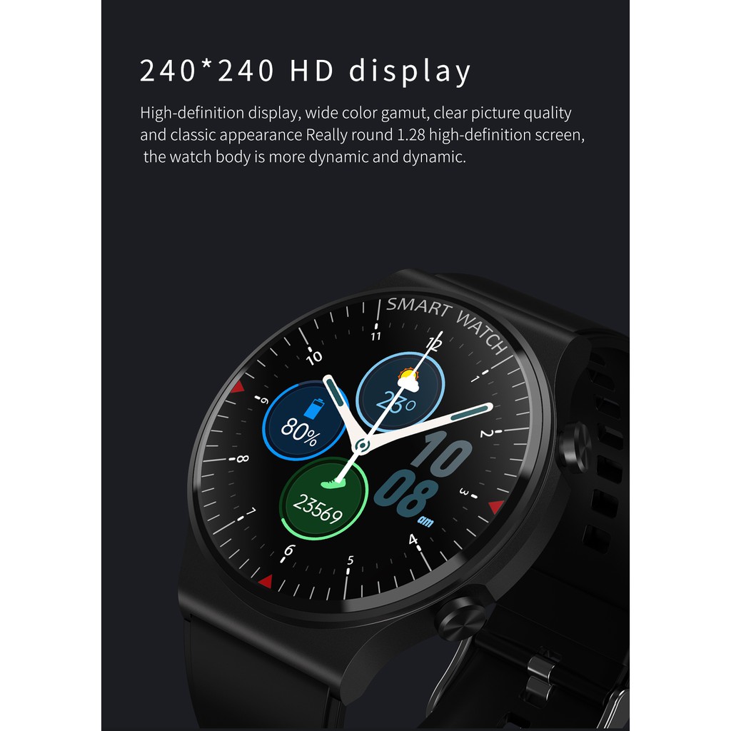 CURREN SmartWatch Full Touch Screen Sport Fitness IP67 Waterproof Bluetooth Connection For Android ios CJ1001