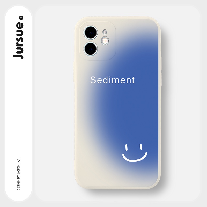 Ốp lưng JURSUE chống sốc viền vuông hình dễ thương đẹp cho iPhone 13 12 11 Pro Max SE 2020 X XR XS ip 8 7 6 6S Plus Y67