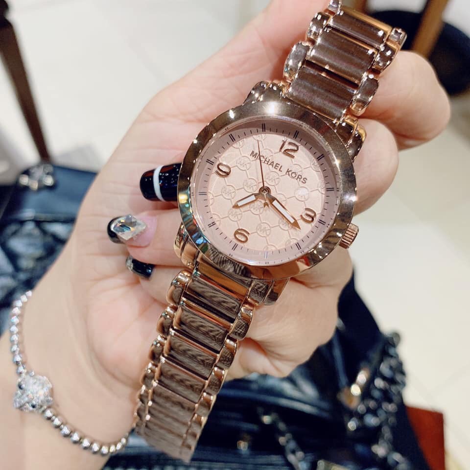 Đồng hồ nữ Michael Kors MK3159 - Máy Quartz Pin - Kính khoáng cứng