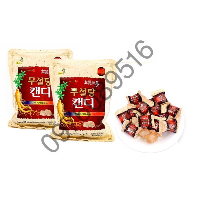 Kẹo sâm không đường Hàn Quốc 500gr