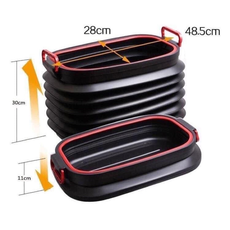 Thùng Đựng Đồ Ô Tô - Hộp Đựng Đồ Ô Tô Có Thể Gấp Gọn Dung Tích 40Lít Để Cốp Sau Ô Tô