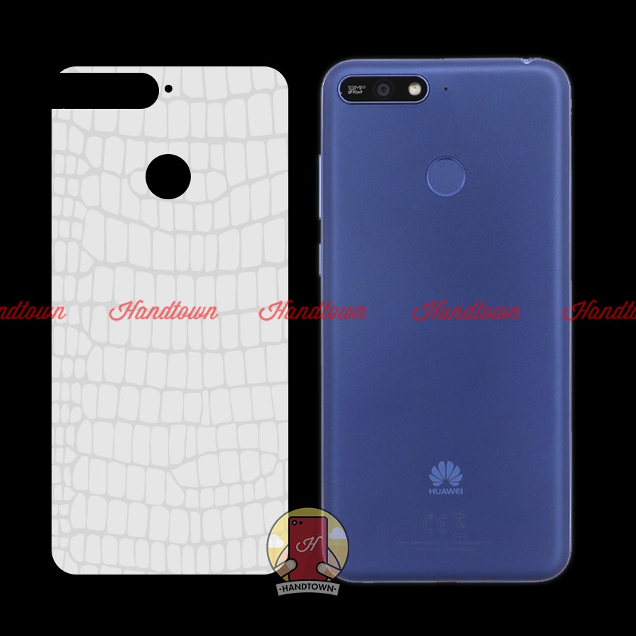 Miếng Dán PPF Cường Lực Mặt Sau Huawei Y6 Prime 2018 Y9 2019 Huawei Y9S Vân Cá Sấu / Hiệu Ứng Cầu Vồng / Trong Suốt