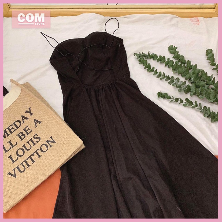 Maxi đen hở lưng dáng dài. Hình thật shop sàn(23) | BigBuy360 - bigbuy360.vn
