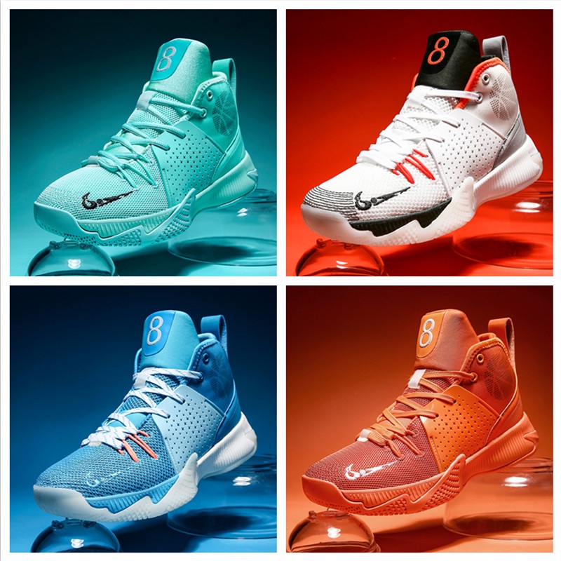 Giày Bóng Rổ Sonic 8 Cổ Cao Thoáng Khí Thấm Hút Tốt Chống Sốc Cao Cấp