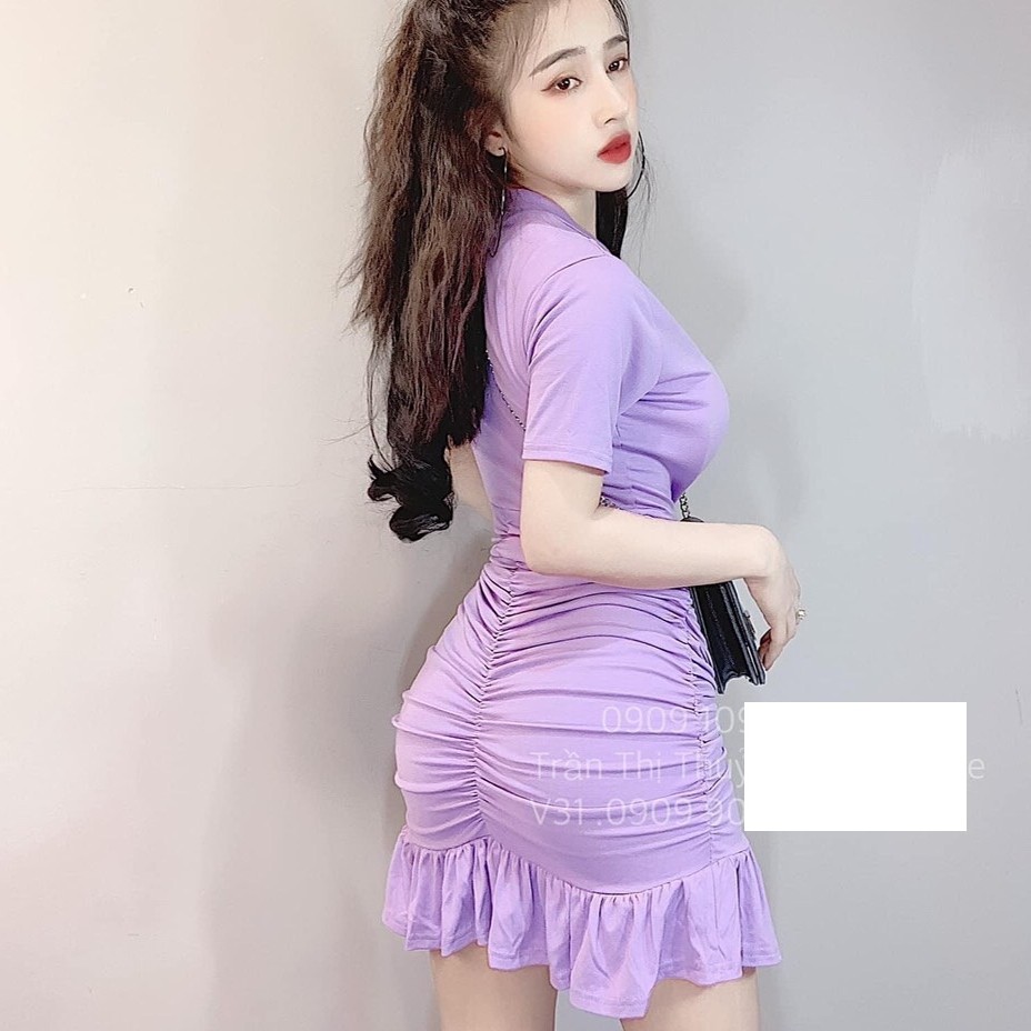 Đầm body nhúm đuôi cá siêu xinh | BigBuy360 - bigbuy360.vn