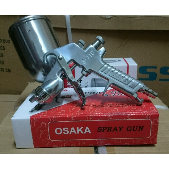 Trọn Bộ Phun Sơn OSAKA S710 + Bình Phun Sơn OSAKA 400CC (Cính Hãng OSAKA)