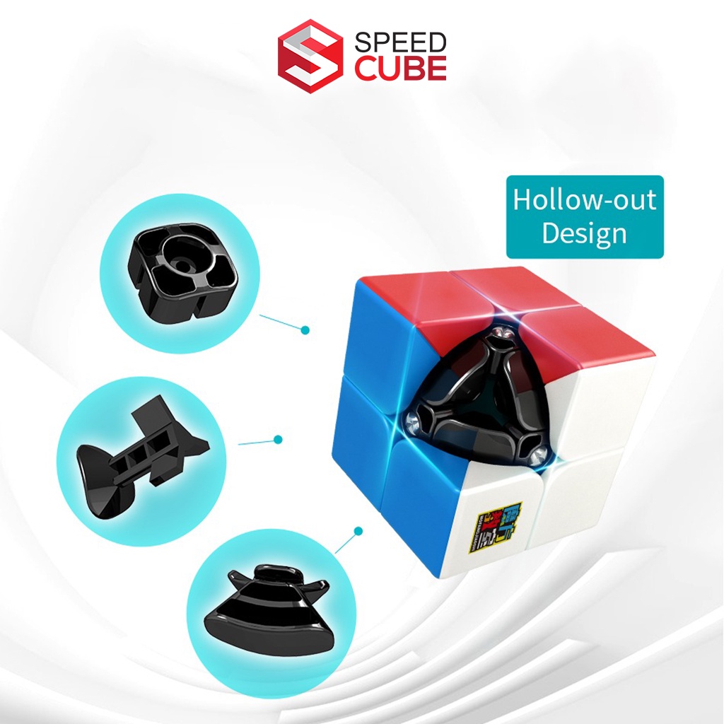 Rubik 2x2 Moyu Meilong 2 Stickerless Rubic 2 Tầng Chính Hãng Moyu - Shop Speed Cube