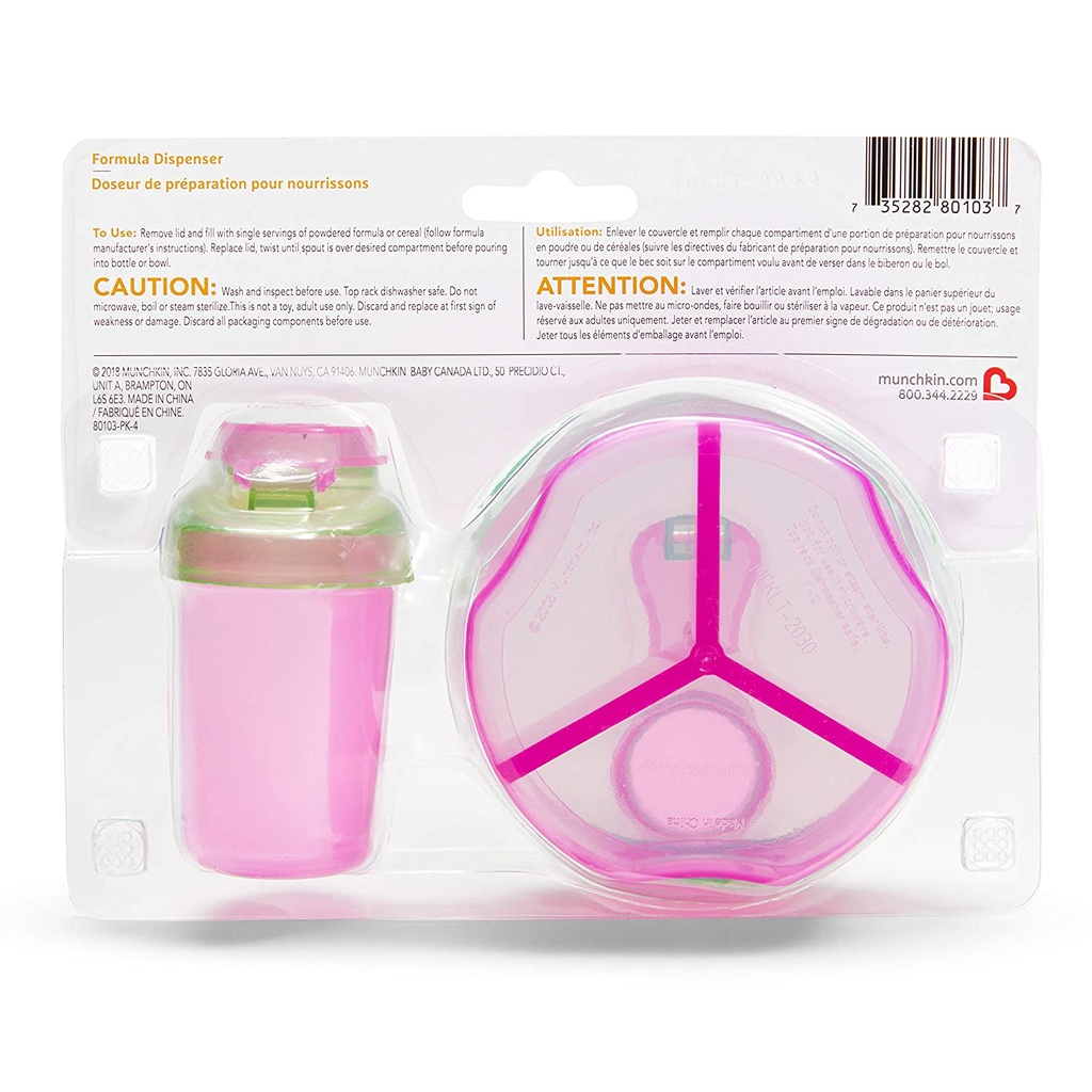 Hộp chia sữa Munchkin 3 ngăn