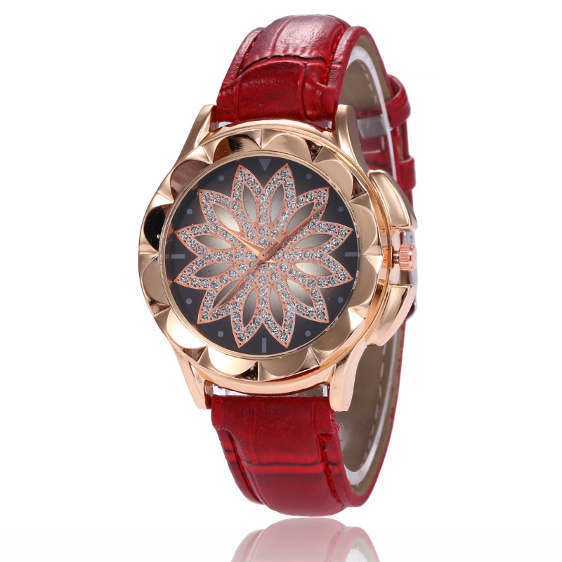 Diamond  Women Jam Tangan Wrist Watch Cao CẤp Hàn Quốc Watches Thể Thao Thời Trang Automatic Chống Nước Digital