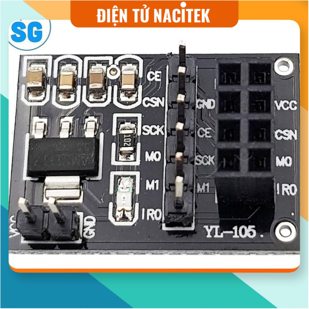 [NSHOP] Đế ra chân NRF24L01 có ic ổn áp