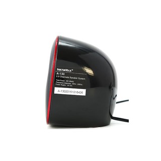 Loa máy tính SOUNDMAX A130 USB (2.0) 6W ( Xanh/ Đỏ) - (Hãng phân phối chính thức)