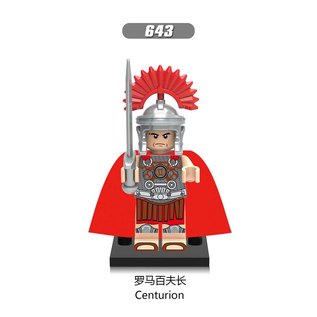 Minifigures Lính Roman Trung Cổ Lính Spartacus Mẫu Siêu Đẹp X0164