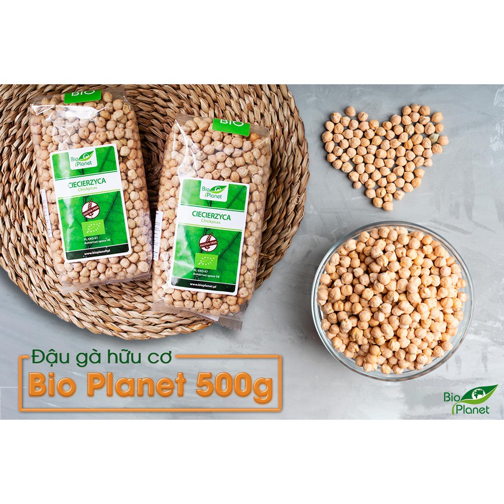 Đậu gà hữu cơ Bio Planet Organic Chickpea 500g