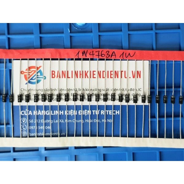 [Combo 10c] Diode 1N4763 1N4763A 1W 91V DO-41