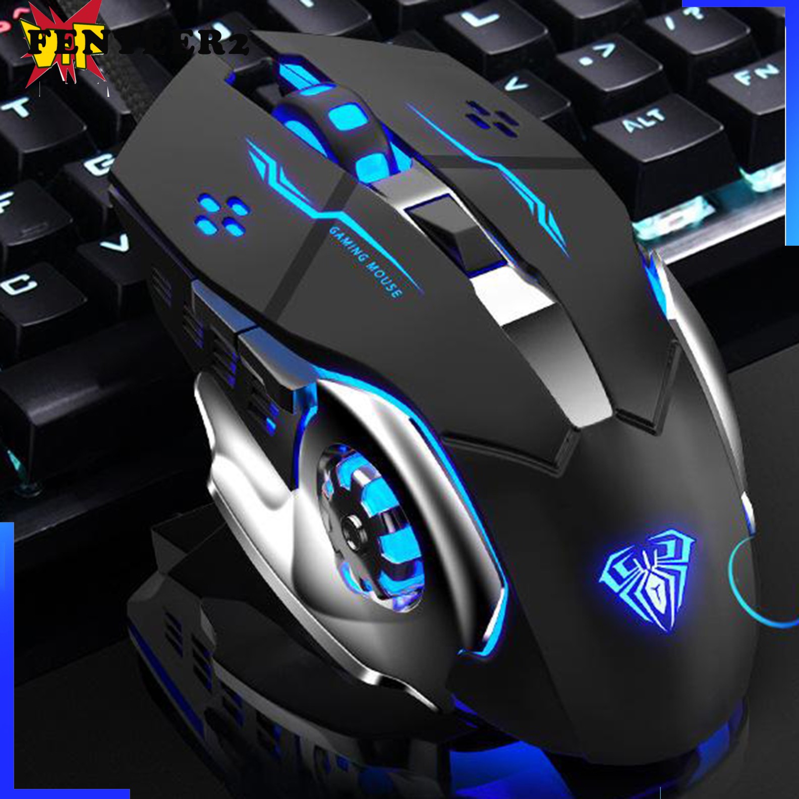 Chuột Gaming 2400dpi Max, 7 Nút Bấm