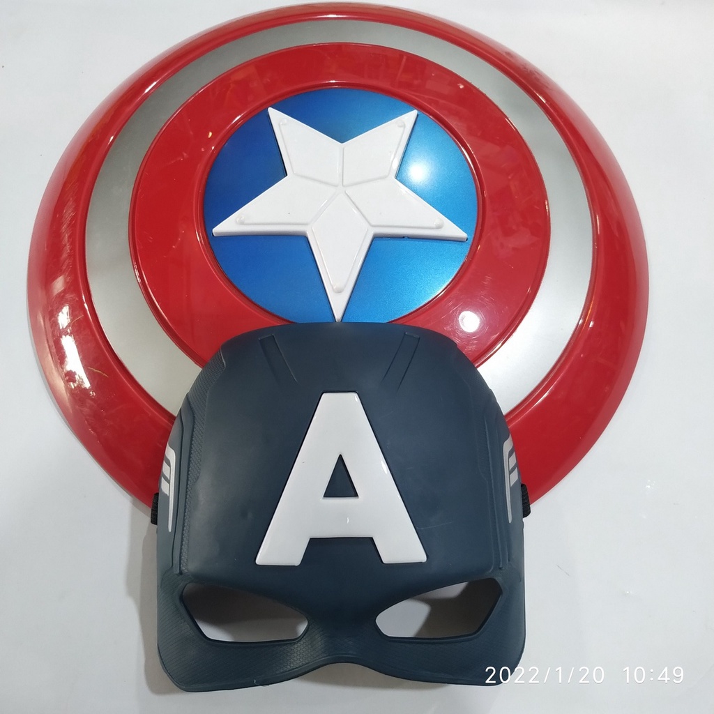 Đồ Chơi Khiên và Mặt Nạ Đội Trưởng Mỹ Captain America Mẫu Mới