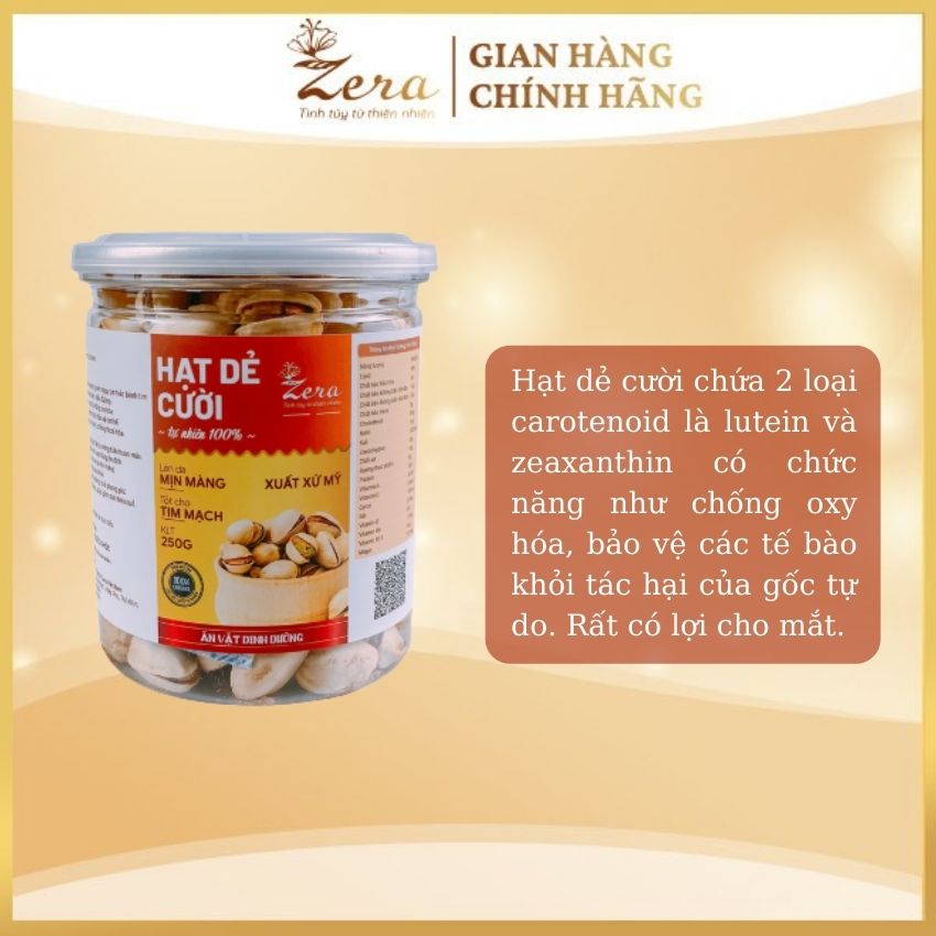 Hạt Dẻ Cười Không Tẩy Trắng Chuẩn Của Mỹ- Khỏe Mắt-Tốt Cho Tim Mạch