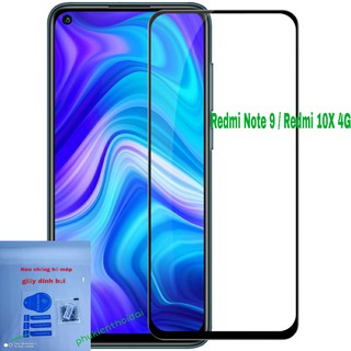 Kính cường lực Redmi Note 9 / Redmi 10X 4G dùng chung Full màn viền mỏng cao cấp chất đẹp 1