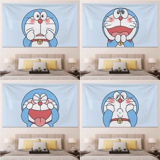 Thảm Treo Tường Trang Trí Phòng Ngủ Hình Doraemon Vui Nhộn