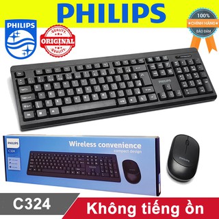 Bộ bàn phím và chuột không dây wireless PHILIPS C324