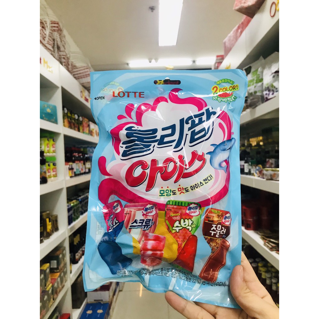 Kẹo mút Lotte Hàn Quốc 165gr