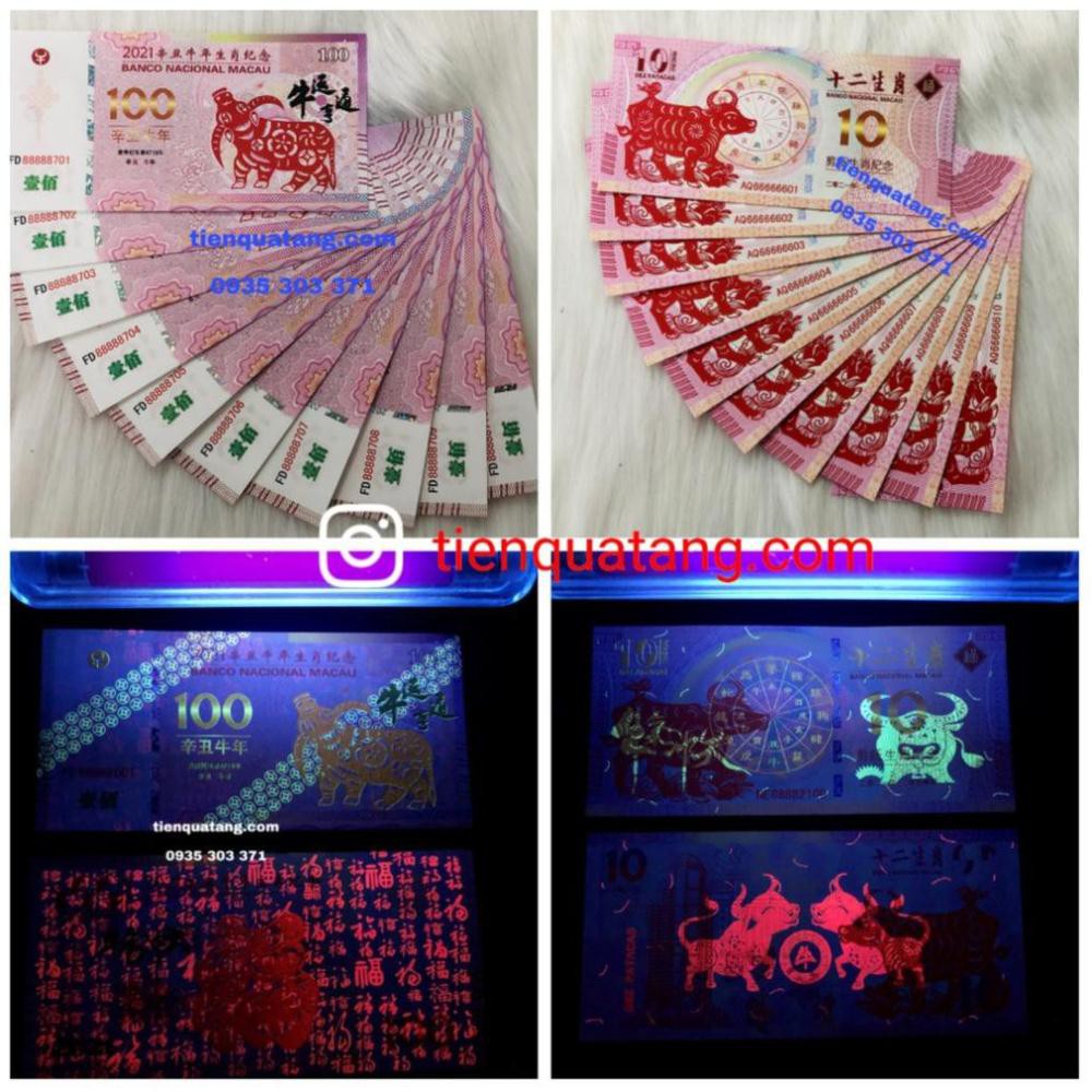 Tiền Con Trâu Macao 10 100 Patacas Kỷ Niệm Năm 2021 Tân Sửu - Tặng Kèm Bao Lì Xì 2021 | BigBuy360 - bigbuy360.vn