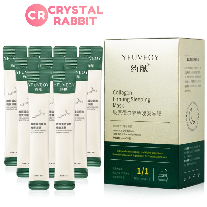 Mặt Nạ Ngủ Collagen Dưỡng Ẩm Chống Nếp Nhăn Se Khít Lỗ Chân Lông Làm Săn Chắc Da