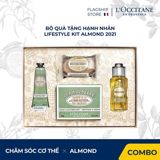 Bộ sản phẩm chăm sóc cơ thể Hạnh Nhân phiên bán giới hạn L'Occitane 2021