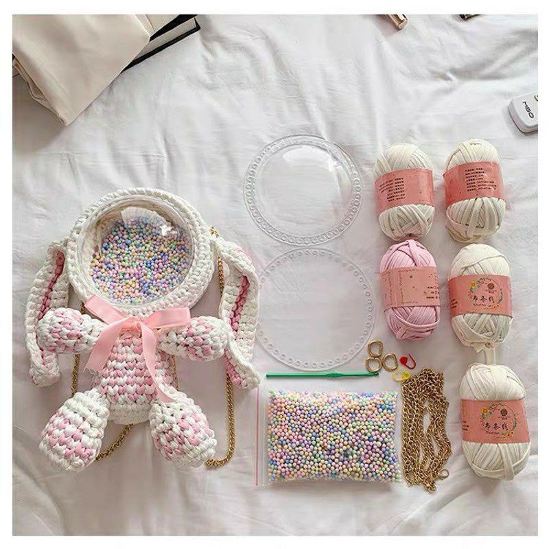 Set Túi Đeo chéo Đan Len Thủ Công Dễ thương