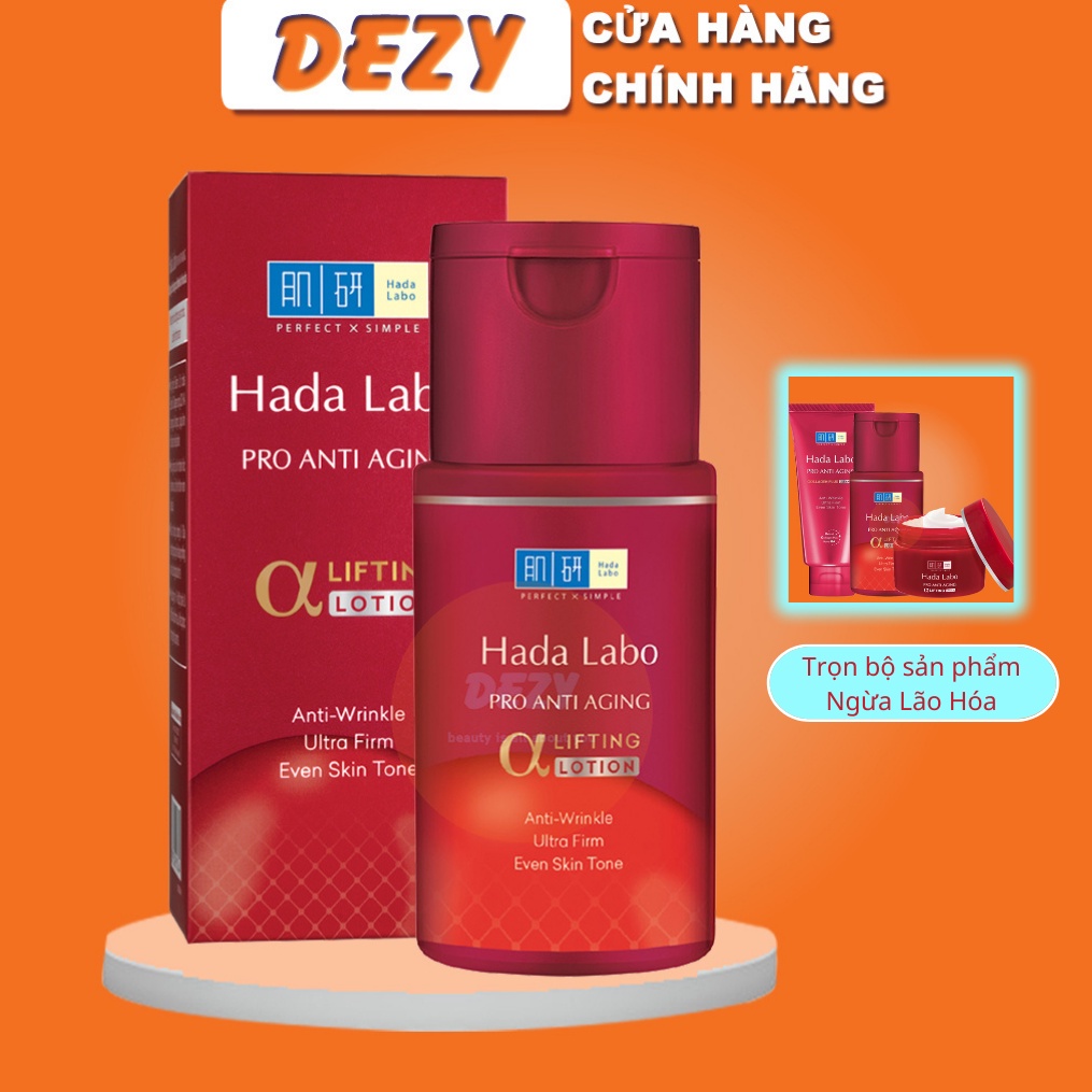 Lotion Hada Labo Ngừa Lão Hóa Da Dung Dịch Collagen Dưỡng Da Khô Nếp Nhăn Hadalabo Retinol Tẩy Tế Bào Chết Dưỡng Ẩm Dezy