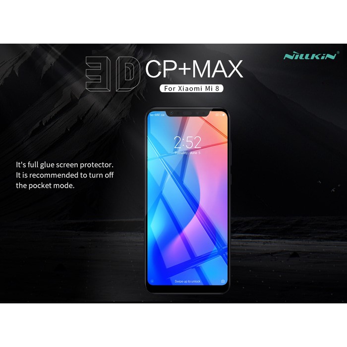 Nillkin Kính Cường Lực 3d Bảo Vệ Màn Hình Cho Xiaomi Mi8